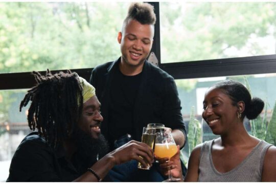 Photos show friends celebrating friendships