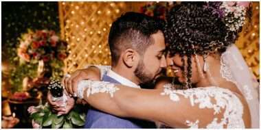 Photo of wedding couple illustrating the institution of marriage