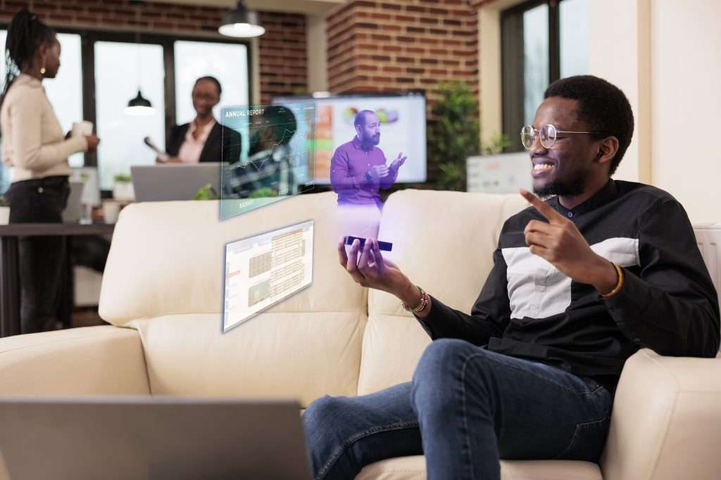 The Love Central - Startup manager working with artificial intelligence Some groups help African people get involved in tech