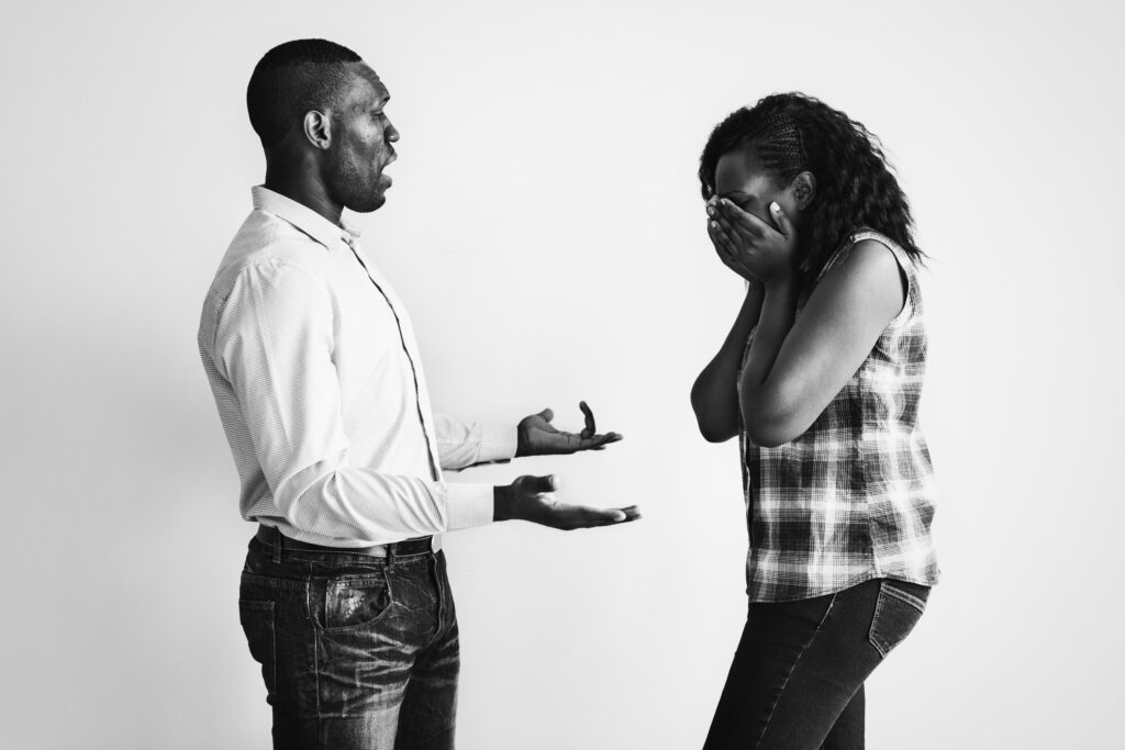 The Love Central - Couple having an argument The Love Central -