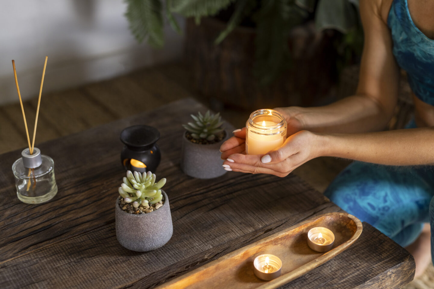 How to Create a Cozy and Mindful Space at Home with Candles, Aromatherapy, and Music
