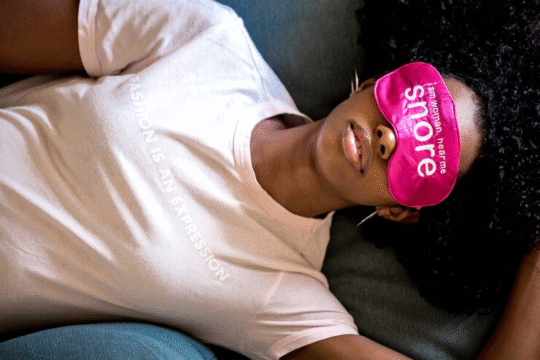 A sleeping young lady