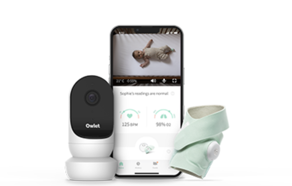 The Love Central - Owlet Smart Sock 3 Baby Monitor Tech Gadgets for New Moms