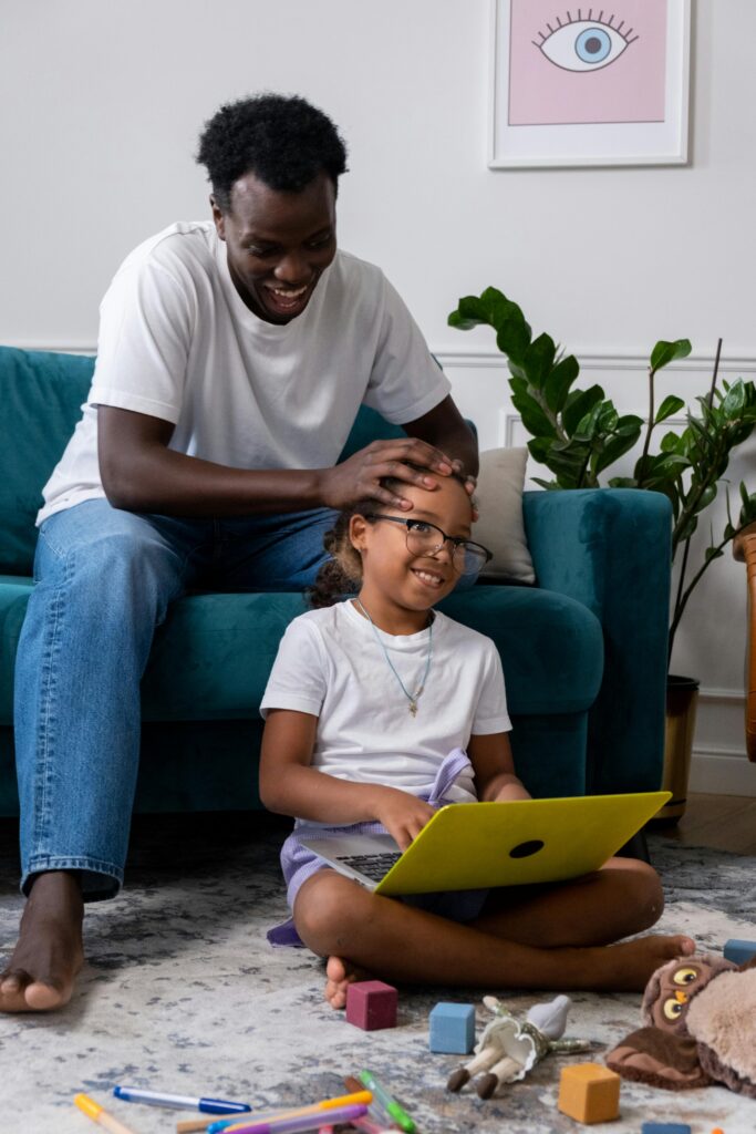 African Father spending time with his daughter. Photo Credit - Pexels.com