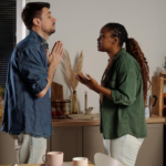 The Love Central - Black couple arguing