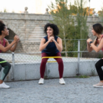 The Love Central - Female outdoor group workput