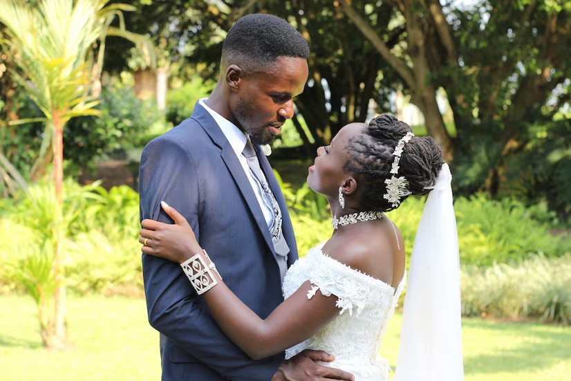 The Love Central - A newly wedded couple