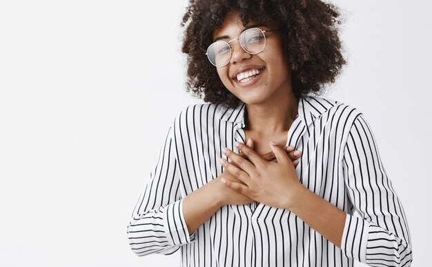 A beautiful smiling lady