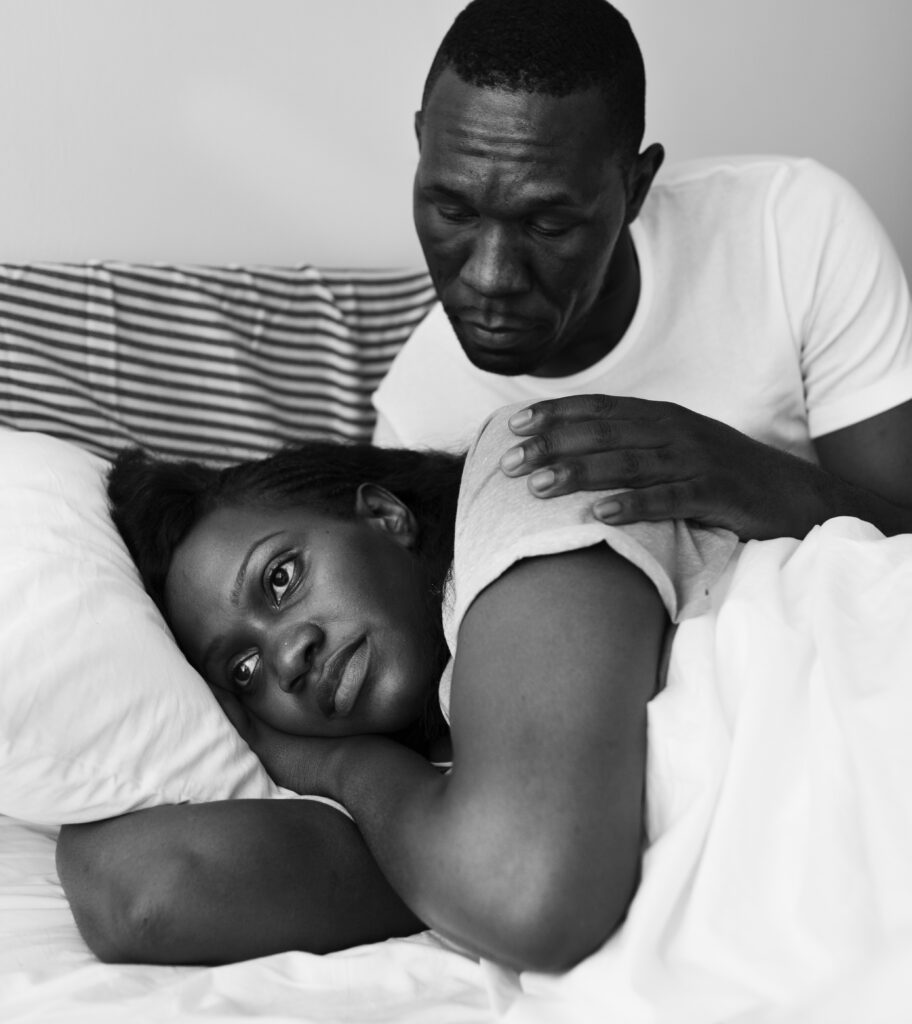 The Love Central - Black couple having a fight, man tries to say sorry but the woman won't talk