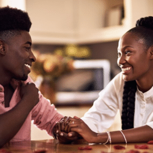 The Love Central - Couple enjoyinh an intimate moment