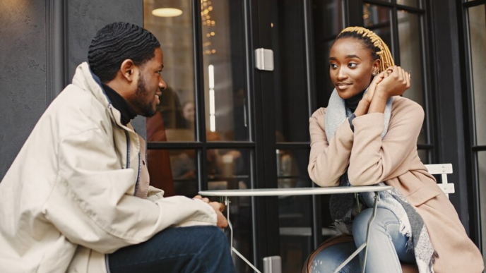 having a conversation