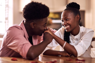 Couple on a lovely date