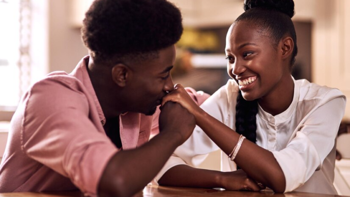 Couple on a lovely date