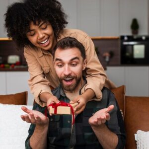 The Love Central - Suprising her partner with a gift