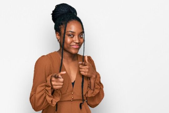 A beautiful black lady