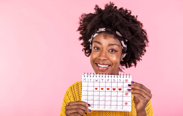 A lady with her calender