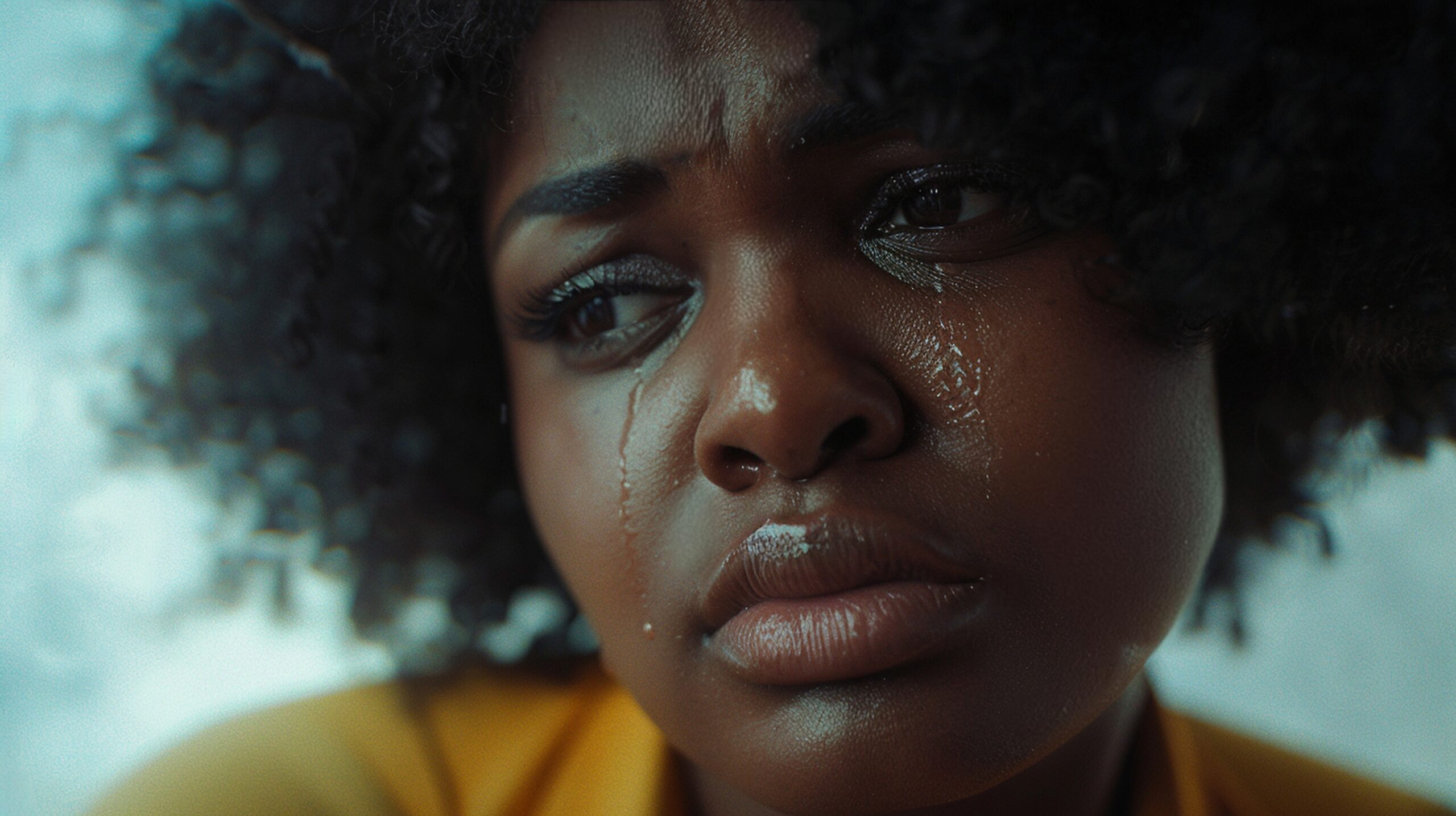 The Love Central - A lady on tears