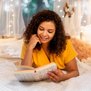 The Love Central - Romance Books You Should Read This Love Season The Love Central - A smiling lady reading a book