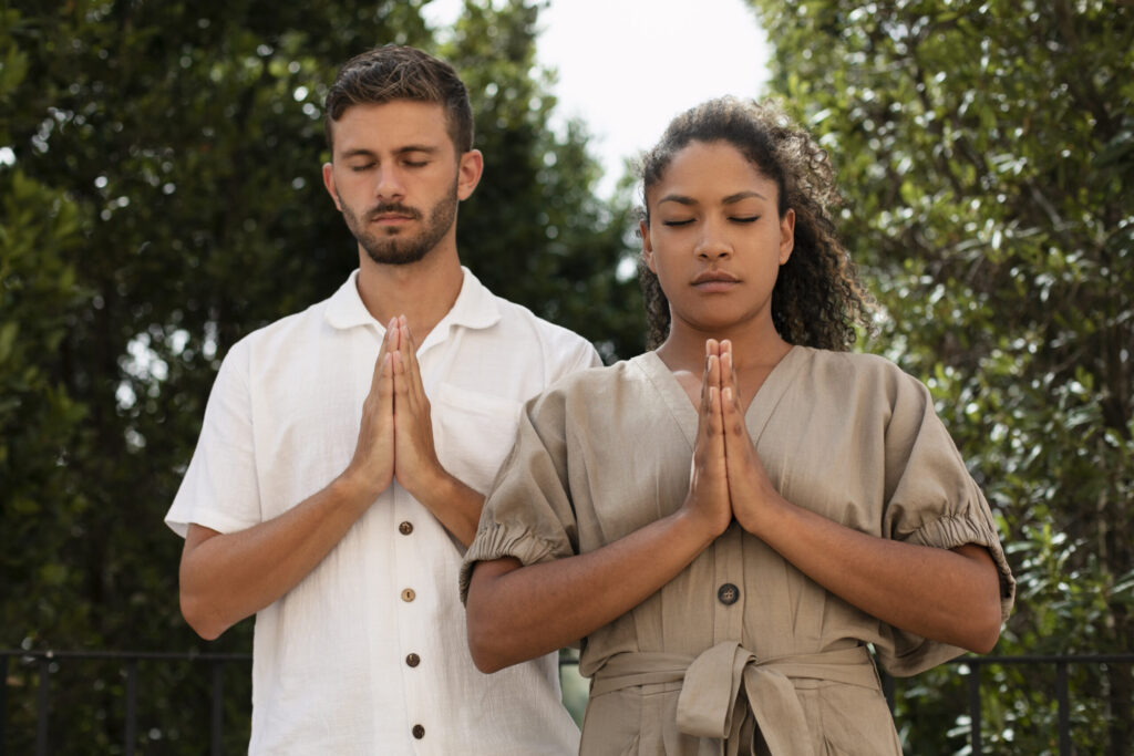 The Love Central - medium-shot-people-praying-together The God-Fearing Partner Dilemma